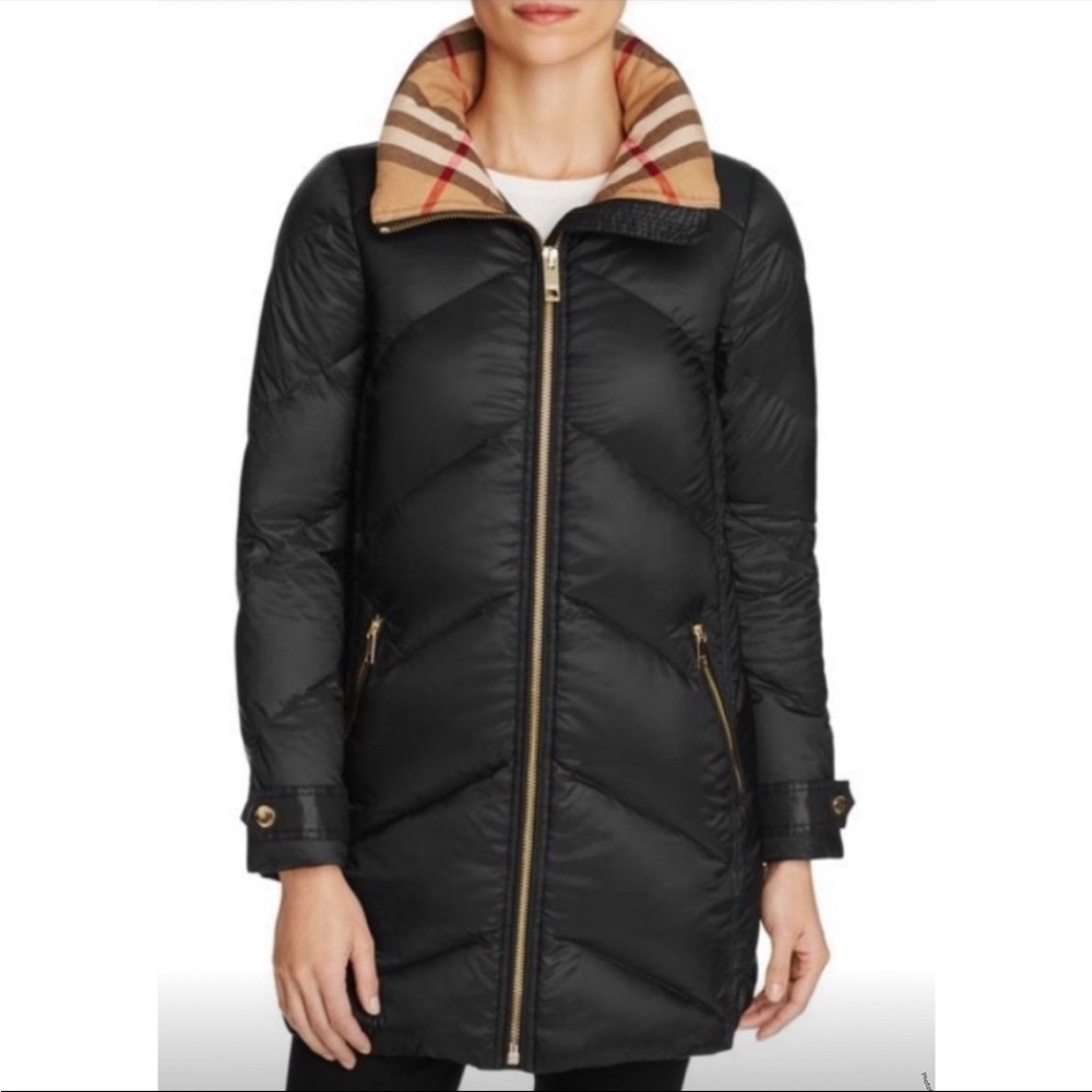 Burberry puffer coat L